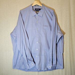 Polo Golf Ralph Lauren Mens Bonnard Classic Button Up Long Sleeve Shirt Blue XXL